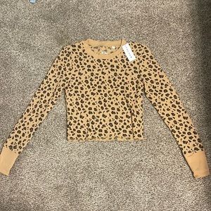 Pacsun long sleeve cropped shirt